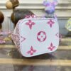 Replica Louis Vuitton Nano Noe White Pink - 1:1 premium replica handbag