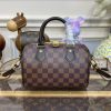 Replica Louis Vuitton Speedy Bandouliere 20 Brown Grid