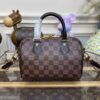 Replica Louis Vuitton Speedy Bandouliere 20 Brown Grid