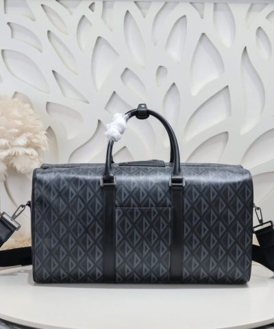Replica Dior Lingot 50 Diamond Black - high-quality designer bag dupe