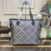 Replica Louis Vuitton Neverfull MM Denim Blue - 1:1 premium replica handbag