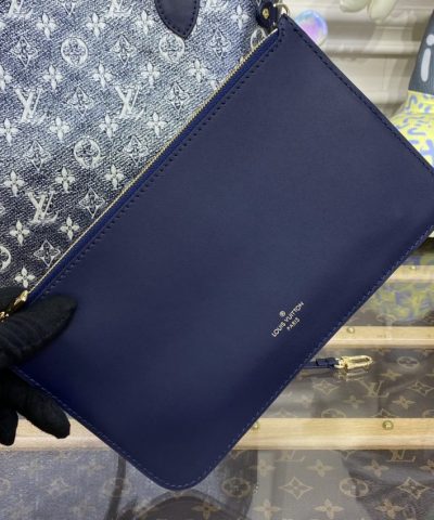 Replica Louis Vuitton Neverfull MM Denim Blue