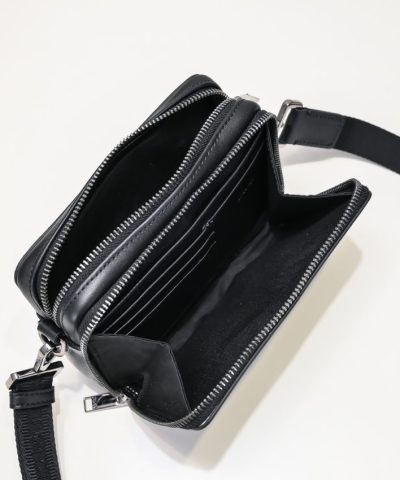 Replica Dior Zipped Pouch Diamond Black - high-quality designer bag dupe