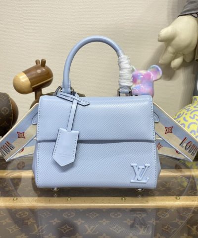 Replica Louis Vuitton Cluny Mini Sky Blue - high-quality designer bag dupe