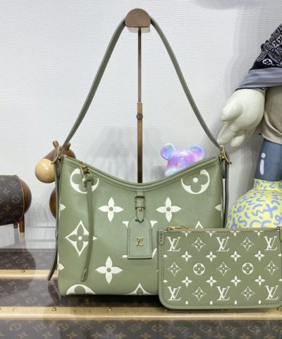 Replica Louis Vuitton Carry All Green - high-quality designer bag dupe