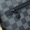 Replica Louis Vuitton Takeoff Pouch Black Grid - 1:1 premium replica handbag