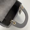 Replica Lady Dior Mini Satin Grey