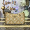 Replica Louis Vuitton Easy Pouch Apricot - 1:1 premium replica handbag