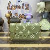 Replica Louis Vuitton Félicie Pochette Green - high-end replica designer purse