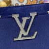 Replica Loius Vuitton Capucines Blue Velvet - high-quality designer bag dupe