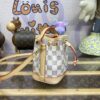 Replica Louis Vuitton Nano Noe White Grid - high-quality designer bag dupe