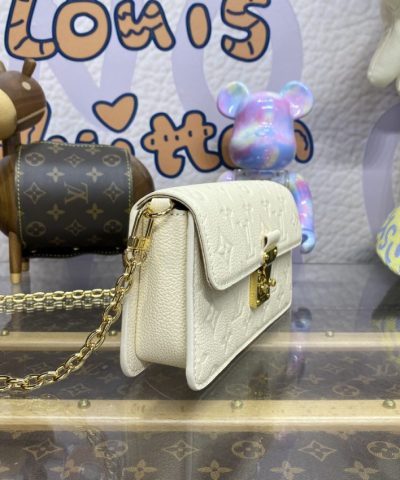 Replica Louis Vuitton Wallet On Chain Metis White - high-end replica designer purse