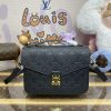 Replica Louis Vuitton Pochette Metis Black - 1:1 premium replica handbag