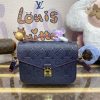 Replica Louis Vuitton Pochette Metis Dark Blue - designer handbag clone