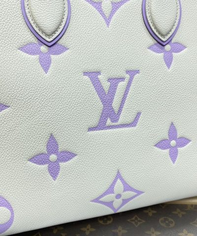 Replica LV Onthego White Purple