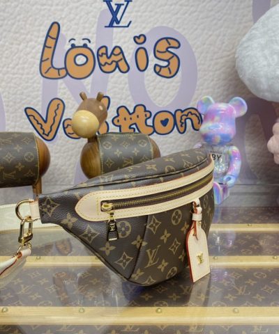 Replica Louis Vuitton Bumbag Waist Brown - elite factory replica handbag