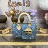 Replica Louis Vuitton Speedy Nano Denim New