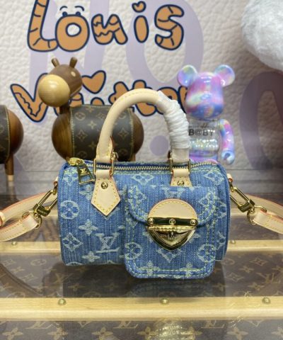 Replica Louis Vuitton Speedy Nano Denim New