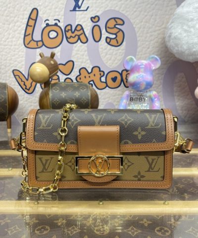 Replica Louis Vuitton Dauphine East West Brown