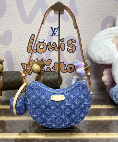 Replica Louis Vuitton Croissant Denim - 1:1 premium replica handbag