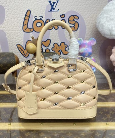 Replica Louis Vuitton Alma Bb Nude Pink - 1:1 premium replica handbag