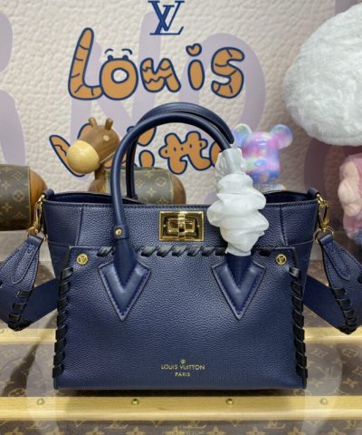 Replica Louis Vuitton On My Side PM Dark Blue