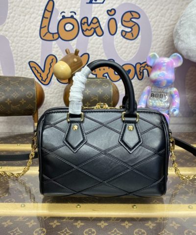 Replica Louis Vuitton Speedy Bandouliere 20 Black