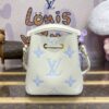 Replica Louis Vuitton Neonoe Bb White Sky Blue - top-grade luxury bag dupe