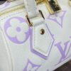 Replica Louis Vuitton Speedy Bandouliere 20 White Purple