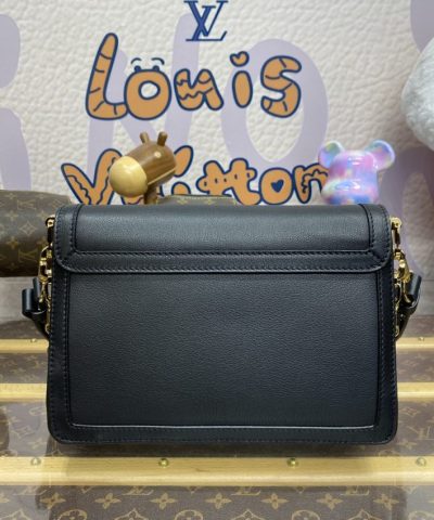 Replica Louis Vuitton Dauphine MM Black - 1:1 premium replica handbag