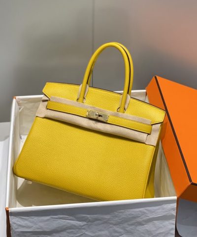 Replica Hermès Birkin Amber Yellow