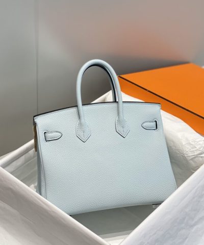 Replica Hermès Birkin Grail Blue - top-grade luxury bag dupe