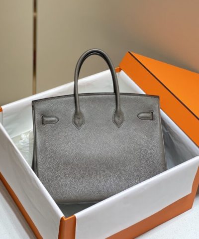 Replica Hermès Birkin Pewter Grey - top-grade luxury bag dupe