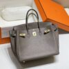 Replica Hermès Birkin Pewter Grey - high-end replica designer purse