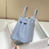 Replica Hermès Birkin Linen Blue - elite factory replica handbag