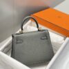 Replica Hermès Kelly Mini Cumulonimbus Gray - 1:1 premium replica handbag