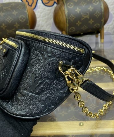 Replica Louis Vuitton Bumbag Mini Full Black