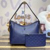 Replica Louis Vuitton Carry All MM Dark Blue