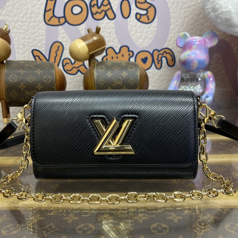 Replica Louis Vuitton Twist West Pochette Black - high-quality designer bag dupe