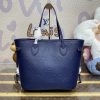 Replica Louis Vuitton Neverfull MM Blue - high-quality designer bag dupe