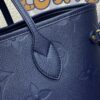 Replica Louis Vuitton Neverfull MM Blue - affordable luxury replica bag