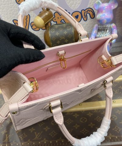 Replica LV Onthego PM Pink - top-grade luxury bag dupe