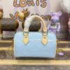 Replica Louis Vuitton Speedy Nano Blue Patent