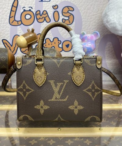 Replica LV Onthego Bb Brown - high-quality designer bag dupe