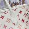 Replica Louis Vuitton Neverfull MM White Orange - affordable luxury replica bag