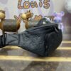 Replica Louis Vuitton Rush Bumbag Black - high-quality designer bag dupe