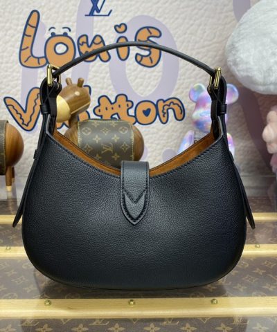 Replica Louis Vuitton Low Key Shoulder Black