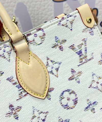 Replica LV Onthego White Denim - 1:1 premium replica handbag