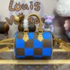 Replica Louis Vuitton Speedy 18 Blue Grid - 1:1 premium replica handbag
