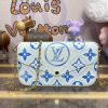 Replica Louis Vuitton Félicie Pochette Blue Pink - premium superclone handbag